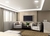 Plafon Painel de Led Embutido de Gesso Redondo 12W Taschibra instalado em sala de estar moderna. Lustres Gênesis loja online de Lustres e Iluminação Decorativa. 