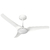 Ventilador de teto moderno LED Aliseu Slim branco com controle remoto, controle de parede e app Bluetooth. Lustres Gênesis Site online venda de Lustres e Iluminação