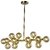 Lustre Pendente Dourado Fosco Grape Branco Leitoso para Sala de Jantar - ZR034-BZ-W na internet