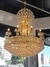 Lustre de Cristal Clássico Cuba Cromado Médio e Cristais Transparente para Sala de Jantar e Buffet - loja online