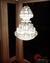 Lustre de Cristal Las Vegas com cristais transparentes em ambiente interno Lustres Gênesis loja online de Lustres e Iluminação Decorativa