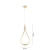 Luminária pendente Athena Globo Leitoso com design moderno em formato de gota, ideal para quartos e cozinhas. Lustres Gênesis loja online de Lustres e Iluminação Decorativa