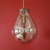 Luminária de Teto Pendente Moderno Caju/Amora Vidro Ø30x48h Conhaque Para Pé Direito Duplo e Sala de Jantar - ZR163-30WA - comprar online