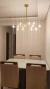 Lustre Pendente Dourado Fosco Grape Âmbar para Sala de Jantar - ZR036-BZ-AB - Lustres Gênesis • O seu Novo Brilho!