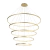 Lustre Pendente Hevvy com anéis de LED moderno em diferentes tamanhos Lustres Gênesis loja online de Lustres e Iluminação Decorativa