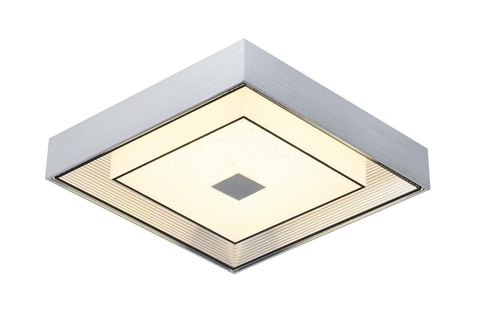 Plafon Moderno Aiko Quadrado 34x34 Cromado da Sindora Lustres Gênesis loja online de Lustres e Iluminação Decorativa