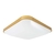 Plafon Moderno Enzo Dourado 50x50cm em estilo contemporâneo, ideal para diversos ambientes como quartos, sala de estar, hall de entrada, escritório e sala de jantar. Lustres Genesis loja online de Lustres e Iluminação Decorativa