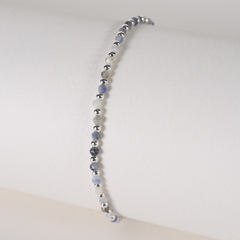 PULSERA LYON TONOS AZULES