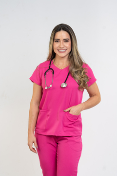 Pijama Cirúrgico Feminino Alfa Pink - comprar online