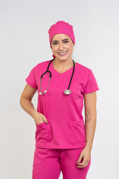 Pijama Cirúrgico Feminino Alfa Pink - loja online