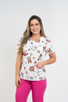 Scrub Feminino Pet Beach