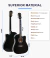 GUITARRA ELECTROACUSTICA C/FUNDA LEBETH K41LEQ - comprar online