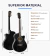 GUITARRA ELECTROACUSTICA C/FUNDA LEBETH K40LEQ en internet