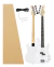 Imagen de BAJO ELECTRICO PRESICION EB1 LEBETH C/FUNDA Y CABLE