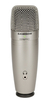 Micrófono Samson C01u Pro Condensador Supercardioide Plateado