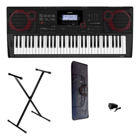 Teclado Casio Ctx3000 61 Tec. Usb+ Fuente+ Soporte + Funda