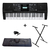 Teclado Kurzweil Kp80 61 Teclas Usb+ Fuente + Soporte+ Funda