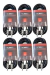 Pack De 6 Cables Ross Cm-pp-3m Plug 1/4 - Plug 1/4 De 3m