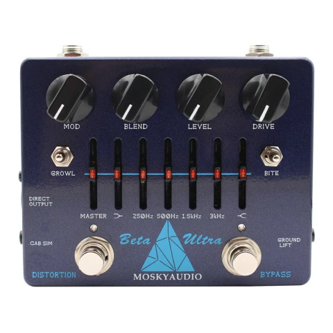 PREAMP DISTORCION PARA BAJO BETA ULTRA DE MOSKYaudio