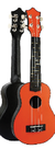 UKELELE SOPRANO DE COLOR CON FUNDA FZONE FZU-B10 - comprar online