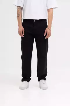 PANTALON CHINO DE GABARDINA NEGRO (214)
