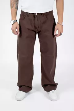 Pantalon RELAXED FIT MARRON LISO (150) - comprar online