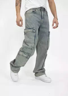 Jean doble cargo (146A) - comprar online
