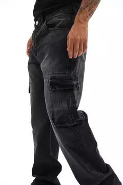 Pantalon CARGO NEGRO - comprar online