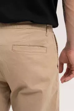 PANTALON CHINO DE GABARDINA camel (205) - SAMCRO REMERAS 