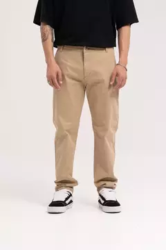PANTALON CHINO DE GABARDINA camel (205)