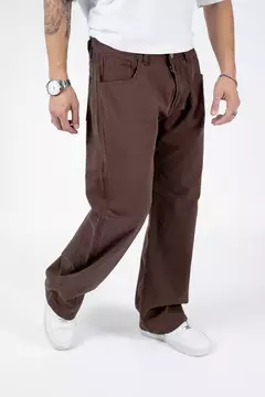 Pantalon RELAXED FIT MARRON LISO (150) - SAMCRO REMERAS 