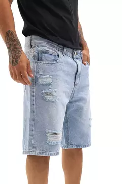 BERMUDA MOM ROTURAS CELESTE (193) - SAMCRO REMERAS 