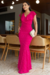 Vestido Longo,todo Rendado,Cor Pink,Tecido Renda 