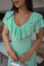 Vestido Longo,Cor verde,Tecido  Malha Lurex Plissado