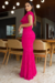 Vestido Longo,todo Rendado,Cor Pink,Tecido Renda 
