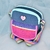 Bandolera Azul y Fucsia (14x16x5)