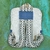 Cartera Mochila y Morral Nerina Gris y Azul (26x21x10)