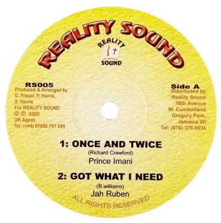 10" Prince Imani/Jah Ruben/Lorenzo - Once and Twice/Got What I Need/Bless Me Jah [VG+]