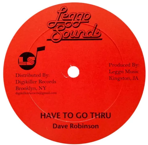 12" Dave Robinson - Have To Go Through/Version [NM]