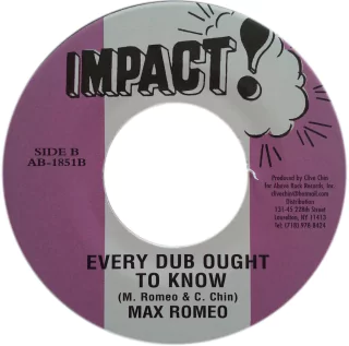 7" Max Romeo - Every Man Ought To Know/Every Dub Ought To Know [NM] - comprar online
