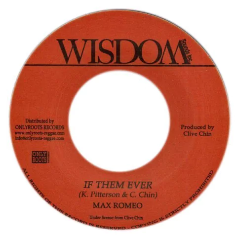 7" Max Romeo - If Them Ever/Dub Wise [NM]