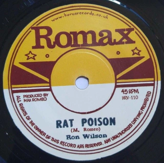 7" Max Romeo/Ron Wilson - The Question/Rat Poison [NM] - comprar online