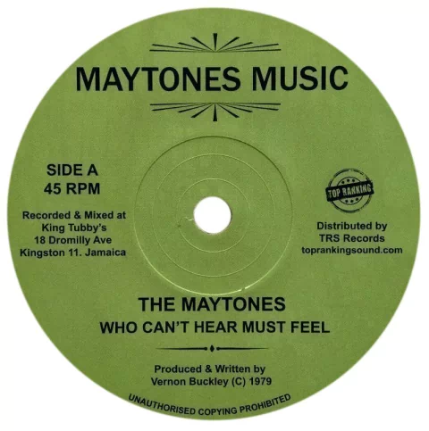 7" Maytones/Blacka Cool - Who Can't Hear Must Feel/Positive Loving [NM]