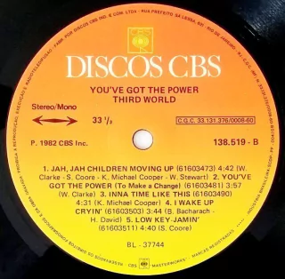 LP Third World - You've Got The Power (Original BR Press) [VG+] - Subcultura