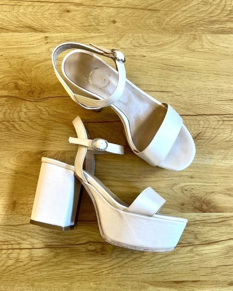 Sicilia Blanco nacarado alto - comprar online