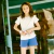 SHORT MALENA AZUL (Doble gasa 100% algodon) en internet
