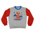 BUZO COMBINADO BIRD CENTRAL GRIS CON ROJO