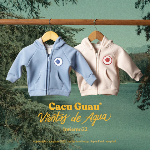 CONJUNTO FRISA BEBE CELESTE PARCHE (Cardigan + joggin)