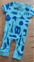ENTERITO PATA LARGA ABSTRACT AQUA - CACUGUAU - Ropa de bebes y Niños 
