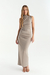 Vestido kayla drapeado